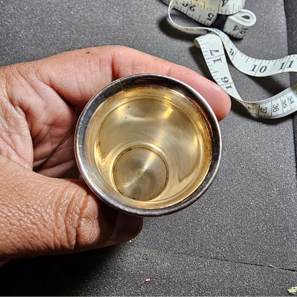 Vintage Norwegian 830S Silver Small Cup Hall Marked On Bottom 33 Grams - Picture 2 of 8